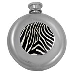 Zebra Print Big	 Hip Flask (5 oz)