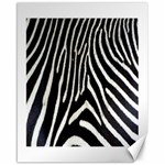 Zebra Print Big	Canvas 16  x 20 