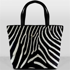 Zebra Print Big	 Bucket Bag from ArtsNow.com Front