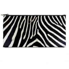 Zebra Print Big	 Pencil Case from ArtsNow.com Front