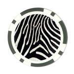 Zebra Print Big	 Poker Chip Card Guard (10 pack)