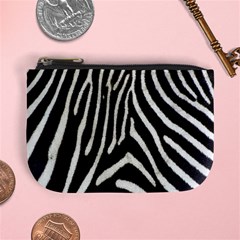 Zebra Print Big	 Mini Coin Purse from ArtsNow.com Front