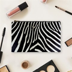 Zebra Print Big	 Cosmetic Bag (Medium) from ArtsNow.com Front