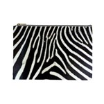 Zebra Print Big	 Cosmetic Bag (Large)