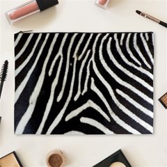 Zebra Print Big	 Cosmetic Bag (XL) from ArtsNow.com Front