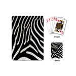 Zebra Print Big	 Playing Cards (Mini)