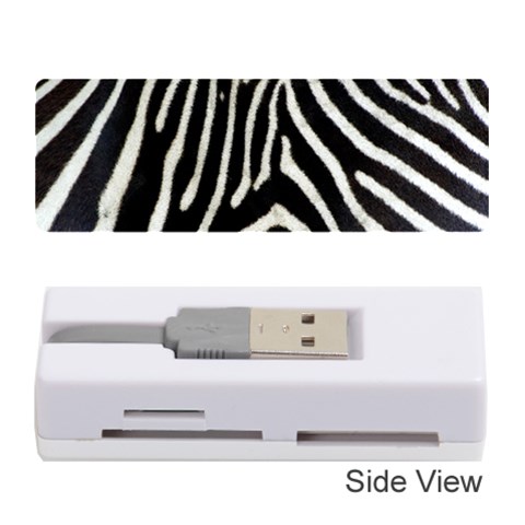Zebra Print Big	Memory Card Reader (Stick) from ArtsNow.com Front