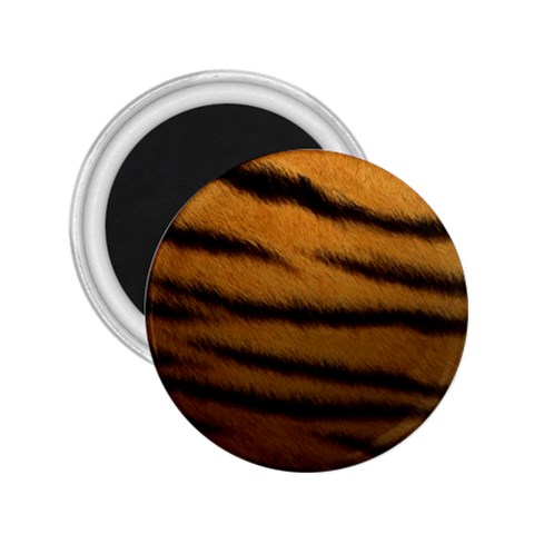 Tiger Print Dark	 2.25  Magnet from ArtsNow.com Front