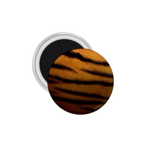 Tiger Print Dark	 1.75  Magnet from ArtsNow.com Front
