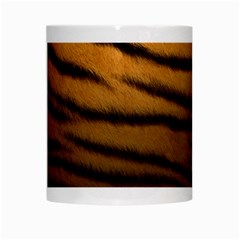 Tiger Print Dark	 White Mug from ArtsNow.com Center