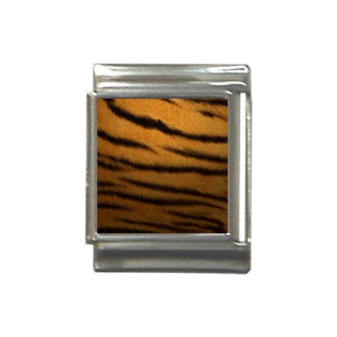 Tiger Print Dark	 Italian Charm (13mm) from ArtsNow.com Front