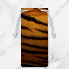 Tiger Print Dark	 Jewelry Bag from ArtsNow.com Front