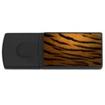 Tiger Print Dark	 USB Flash Drive Rectangular (4 GB)