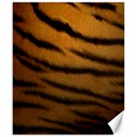 Tiger Print Dark	Canvas 8  x 10 