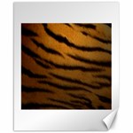 Tiger Print Dark	Canvas 16  x 20 