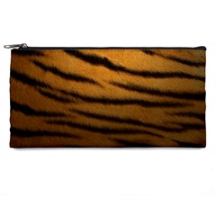 Tiger Print Dark	 Pencil Case from ArtsNow.com Front