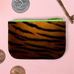 Tiger Print Dark	 Mini Coin Purse from ArtsNow.com Back