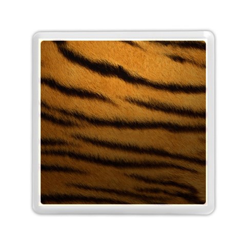 Tiger Print Dark	Memory Card Reader (Square) from ArtsNow.com Front