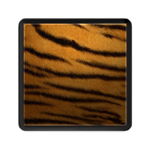 Tiger Print Dark	Memory Card Reader (Square) from ArtsNow.com Front