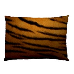 Tiger Print Dark	Pillow Case (Two Sides) from ArtsNow.com Front