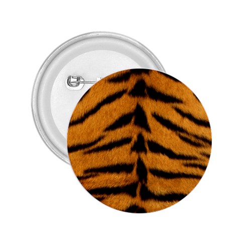 Tiger Print	 2.25  Button from ArtsNow.com Front