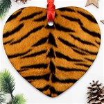 Tiger Print	 Ornament (Heart)