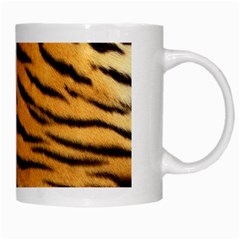 Tiger Print	 White Mug from ArtsNow.com Right