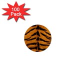 Tiger Print	 1  Mini Button (100 pack)