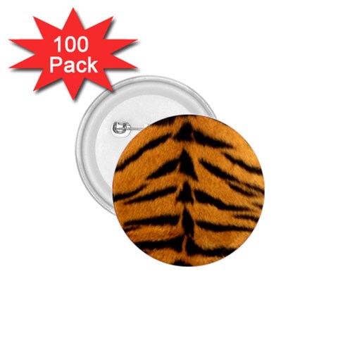 Tiger Print	 1.75  Button (100 pack) from ArtsNow.com Front