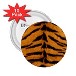 Tiger Print	 2.25  Button (10 pack)