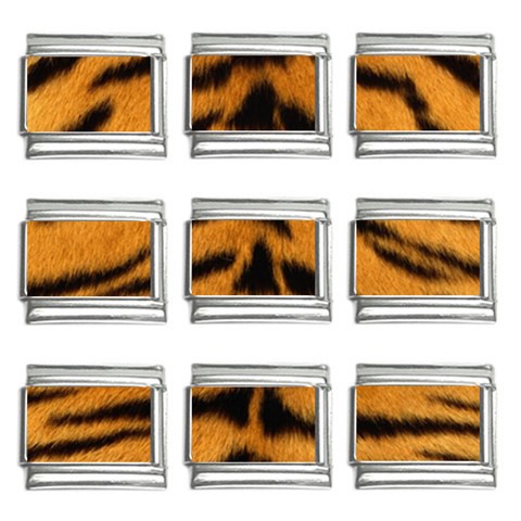 Tiger Print	9mm Italian Charm (9 pack) from ArtsNow.com Front