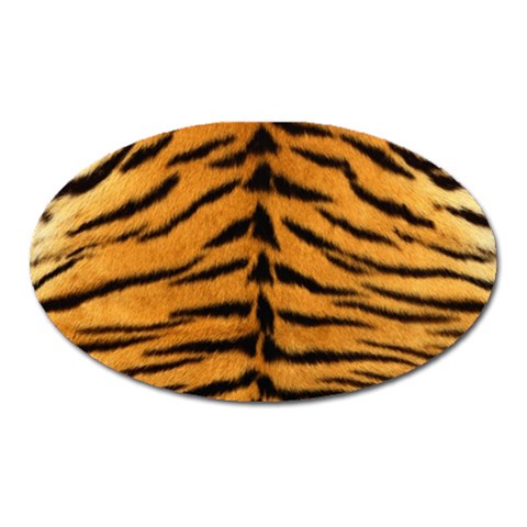 Tiger Print	 Magnet (Oval) from ArtsNow.com Front