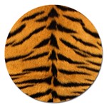 Tiger Print	 Magnet 5  (Round)