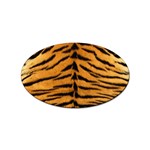 Tiger Print	 Sticker Oval (10 pack)