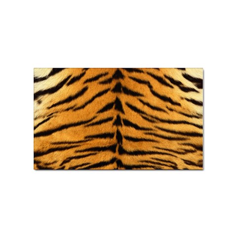 Tiger Print	 Sticker Rectangular (10 pack) from ArtsNow.com Front