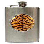 Tiger Print	 Hip Flask (6 oz)