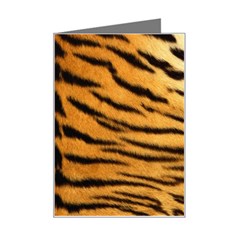 Tiger Print	 Mini Greeting Card from ArtsNow.com Left