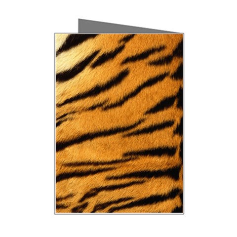 Tiger Print	 Mini Greeting Card from ArtsNow.com Right