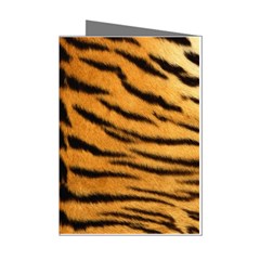 Tiger Print	 Mini Greeting Cards (Pkg of 8) from ArtsNow.com Left