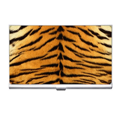 Tiger Print	 Business Card Holder from ArtsNow.com Front