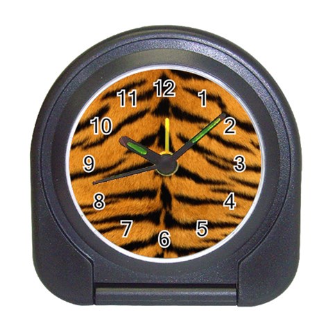 Tiger Print	 Travel Alarm Clock from ArtsNow.com Front