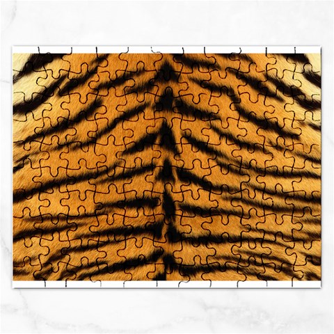 Tiger Print	 Jigsaw Puzzle (Rectangular) from ArtsNow.com Front