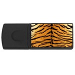 Tiger Print	 USB Flash Drive Rectangular (4 GB)