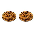 Tiger Print	 Cufflinks (Oval)