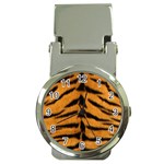 Tiger Print	 Money Clip Watch