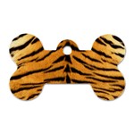 Tiger Print	 Dog Tag Bone (One Side)