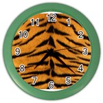 Tiger Print	 Color Wall Clock