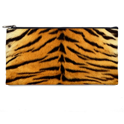 Tiger Print	 Pencil Case from ArtsNow.com Front