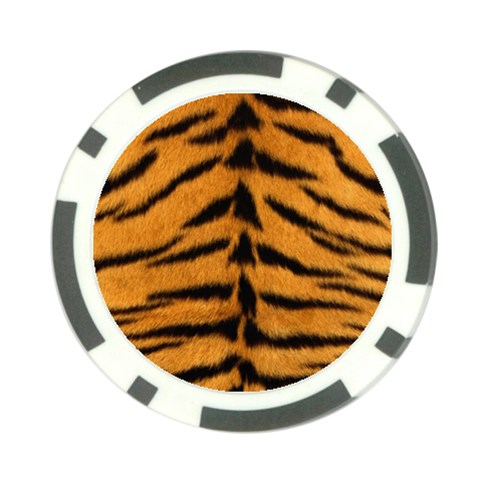 Tiger Print	 Poker Chip Card Guard (10 pack) from ArtsNow.com Front