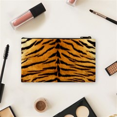 Tiger Print	 Cosmetic Bag (Small) from ArtsNow.com Back